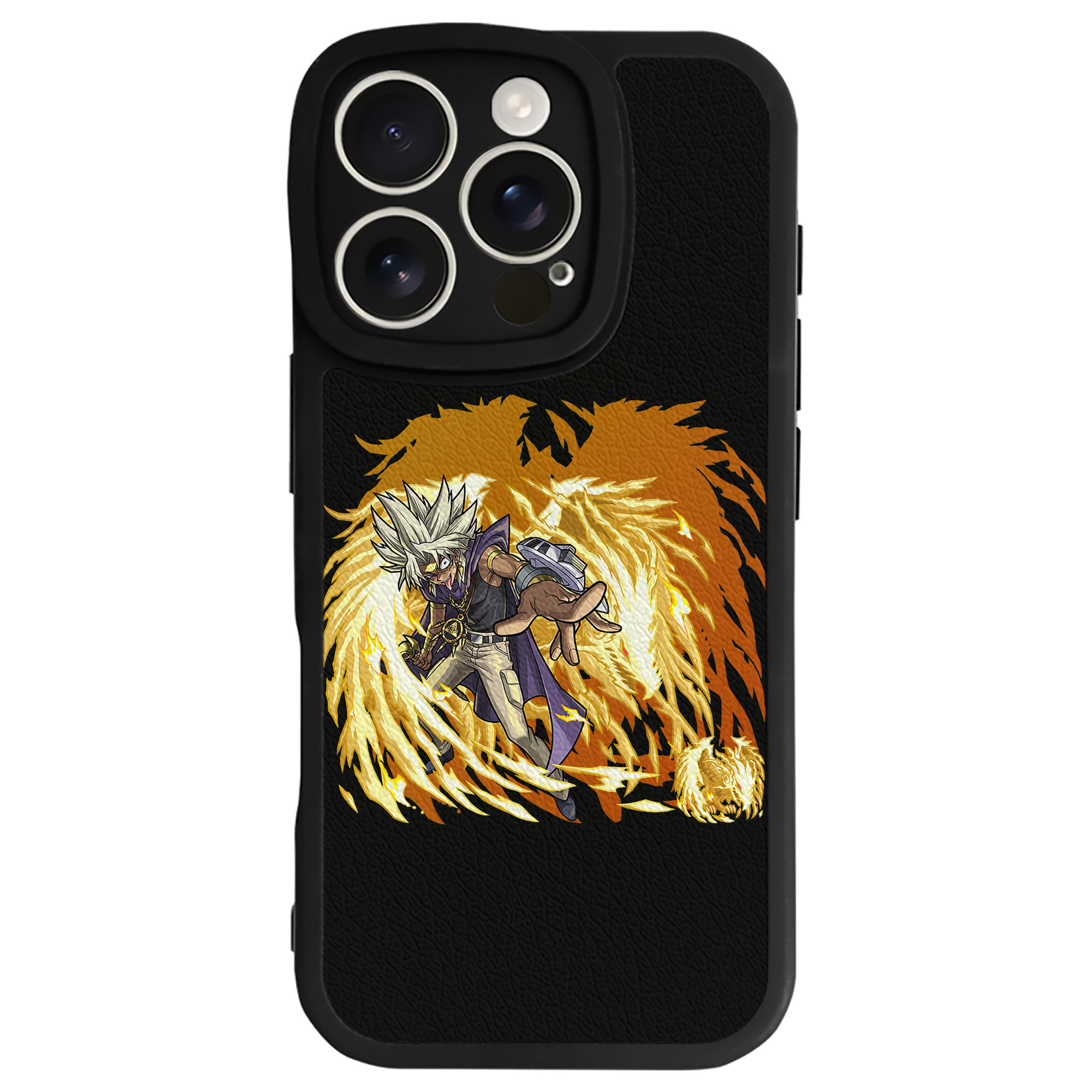 遊☆戯☆王 Yu-Gi-Oh! 【iPhone 16シリーズ対応】シリコンスマホケース（レザー調） 材質：シリコン
